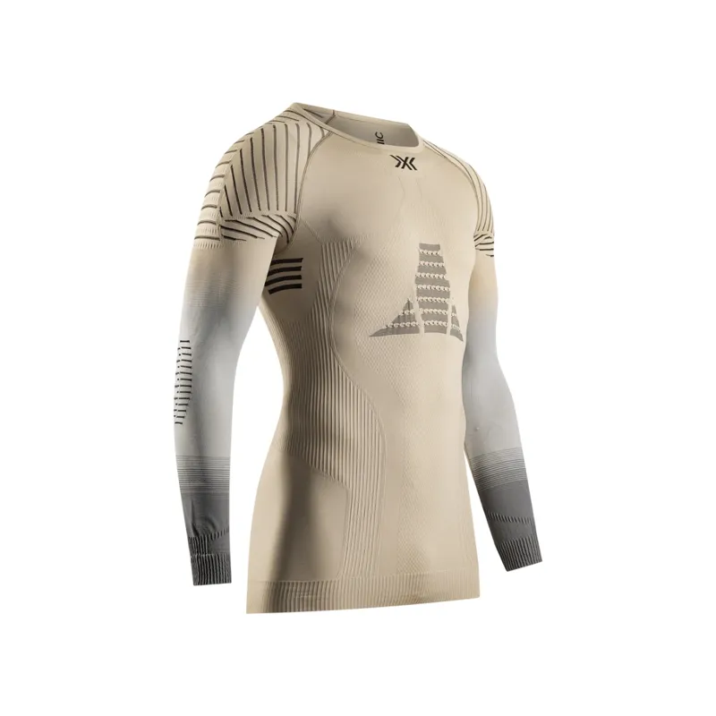 X-Bionic Invent Maglia Graphics Ls · Tan / FDE