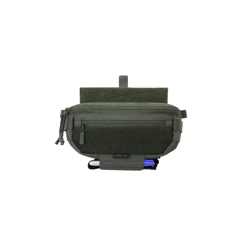 Agilite Six Pack Hanger Pouch Tasca Utility · Verde / OD