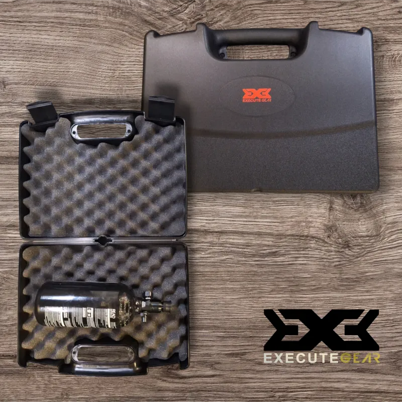 EXECUTE GEAR Valigia 37,5x28x13 Bugnata per HPA · Negro