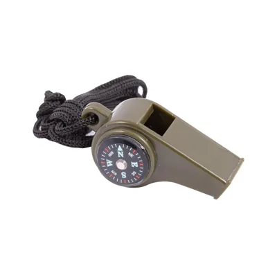 UK Fischietto con Bussola e Termometro 3 in 1 Whistle - KombatUK