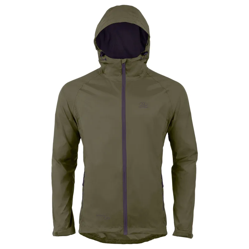 Highlander Giacca Stow & Go Waterproof Jacket · Verde / OD
