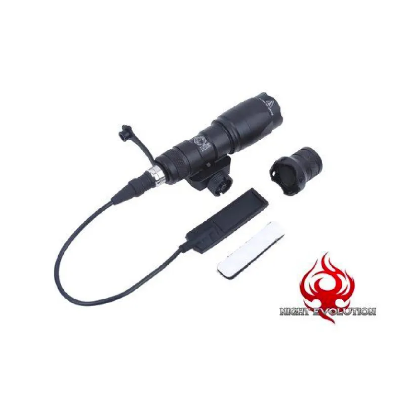 Night Evolution Torcia M300A Mini Scout · Negro