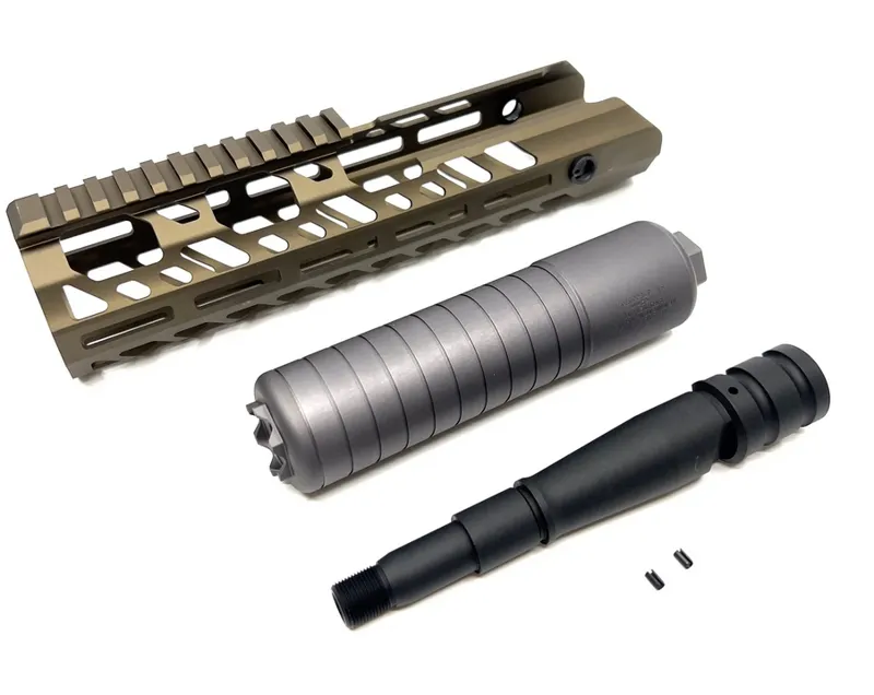Artisan Kit RIS SUR300 10″ per MCX con Silenziatore e Outer Barrell · Tan / FDE