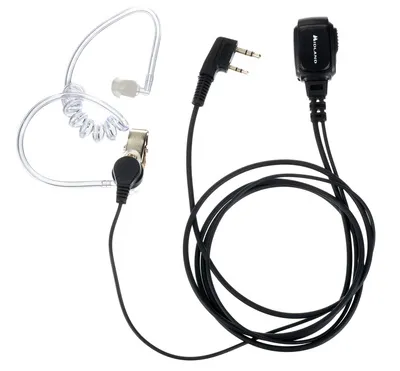 MA31-LK Pro Microfono con Auricolare Pneum. Attacco Knewood – No Vox - MIDLAND