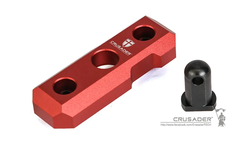 Crusader – Bipod Mount for M-LOK · Rojo