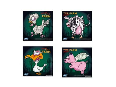 Bersagli Cartone 14x14cm 100PZ Psycho Farm