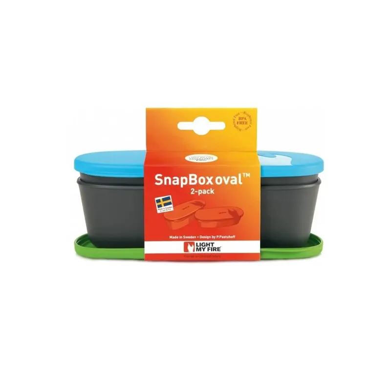 SnapBox Oval · Blue green