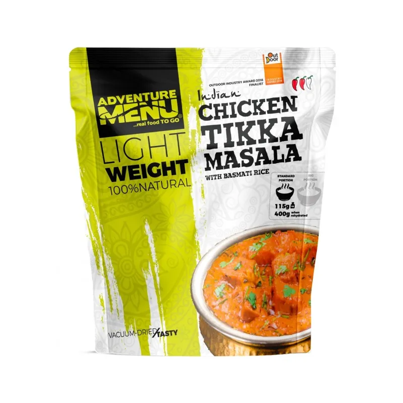 Pollo Tikka Masala con Riso Basmati 115g – Adventure MENU