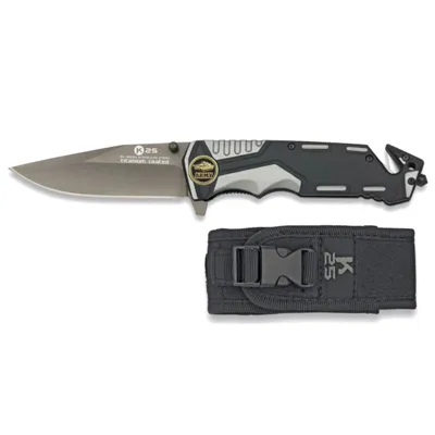 Navaja Táctica 19654 Army Titanium Coated 9.4cm con Funda - K25