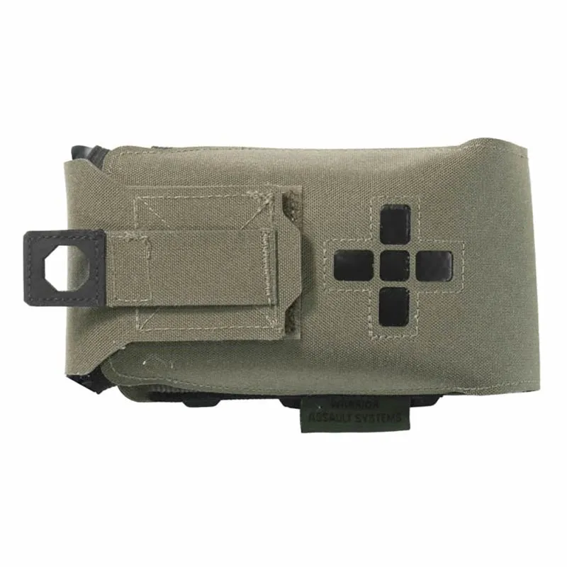 Warrior Assault Systems Médico Laser Cut Small Horizontal Individual First Aid IFAK · Verde / OD
