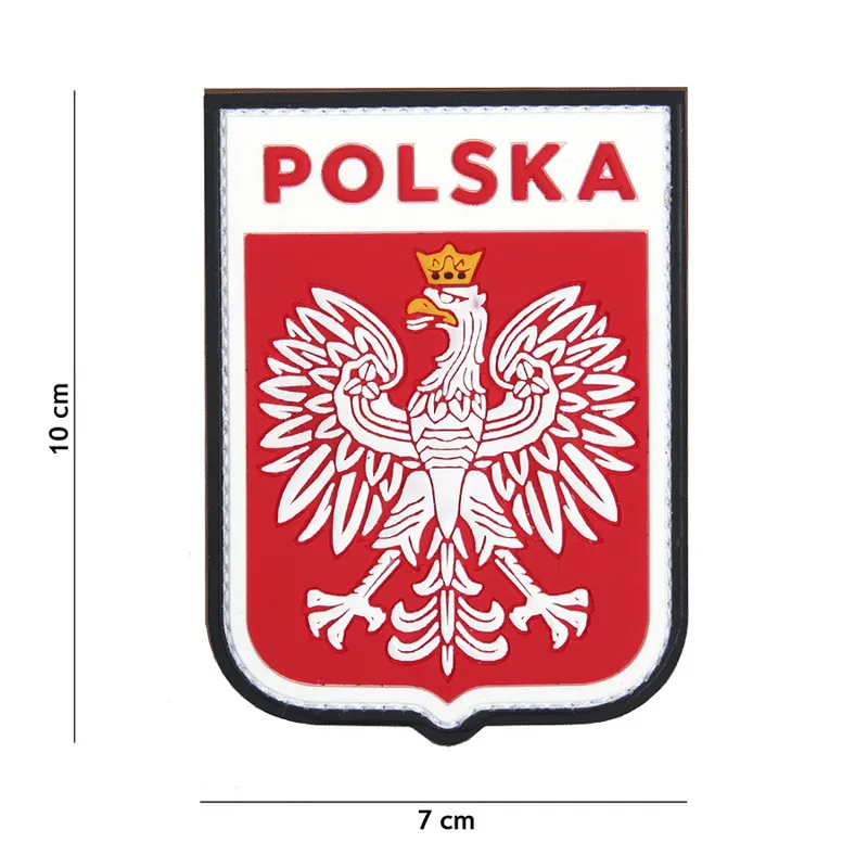 Polska Shield 3D PVC Patch