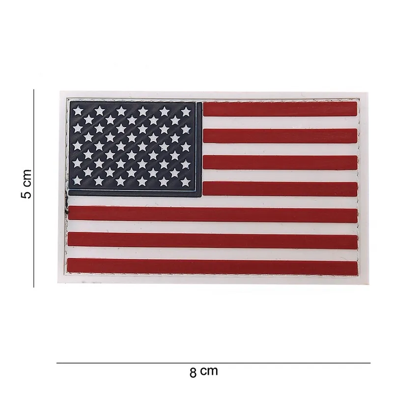 USA 3D PVC Patch