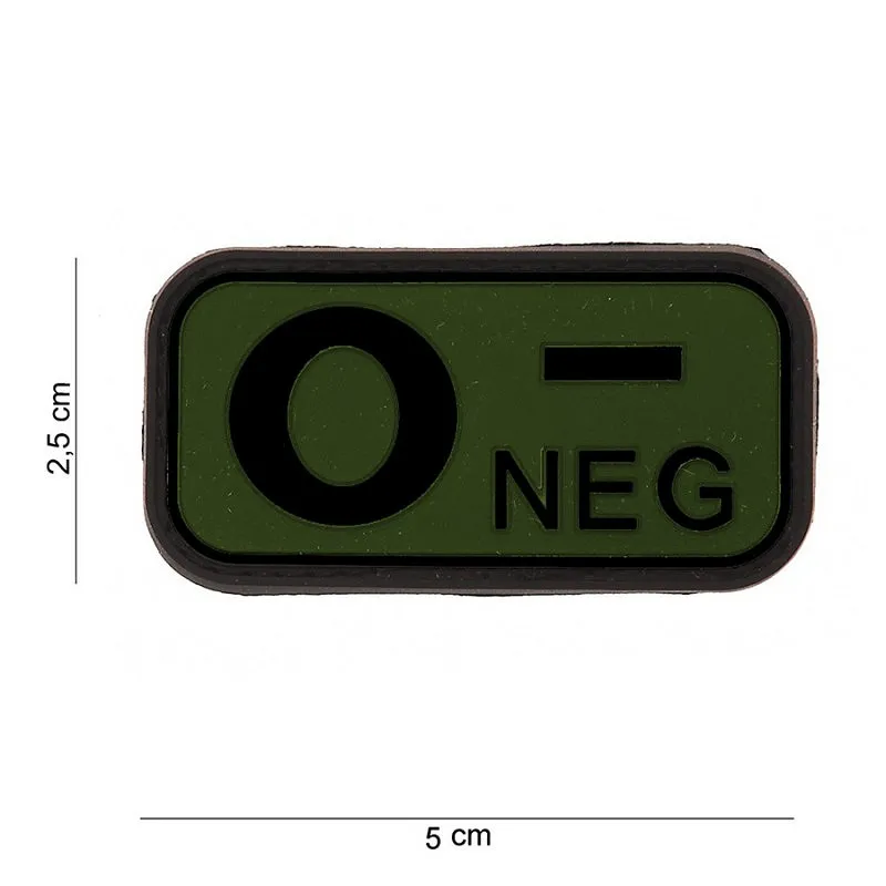 Blood Type o – Negative Patch · Verde / OD