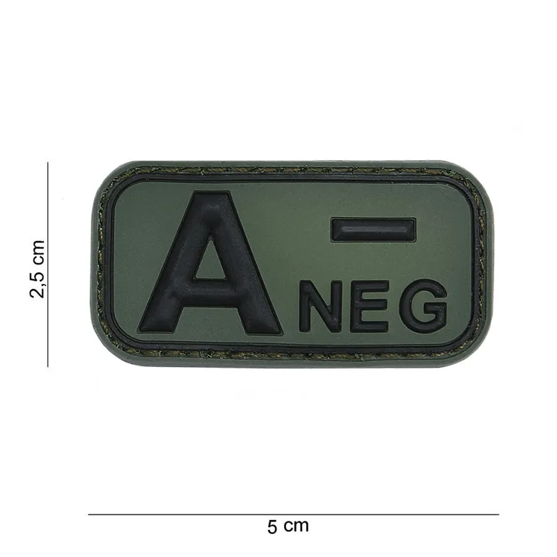 Blood Type A- Negative Patch · Verde / OD