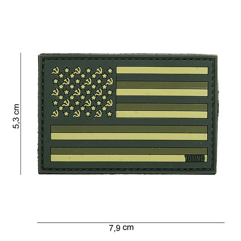 Patch 3D PVC Sovjet · Verde / OD