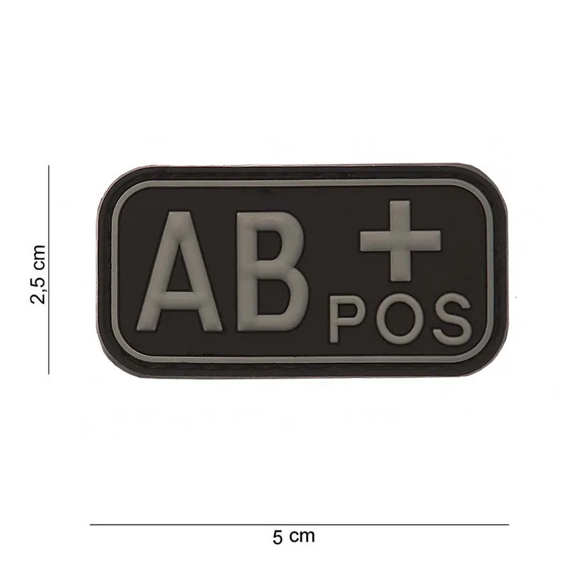 Blood Type AB+ Positiv Patch