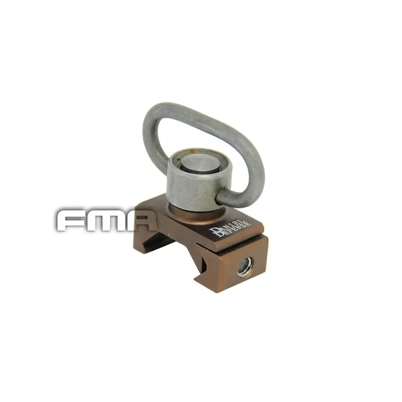360° DanielDefense QD Sling Swivel RIS Mount · Bronce