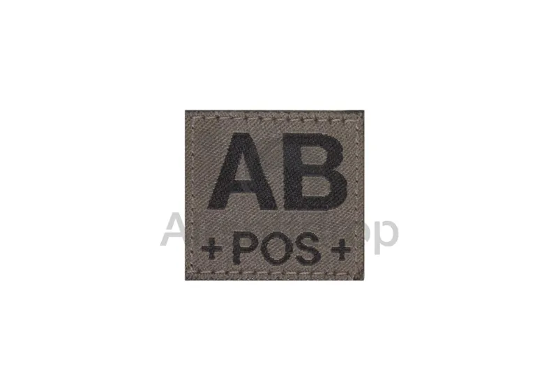 Clawgear AB Pos Bloodgroup Patch – RAL7013