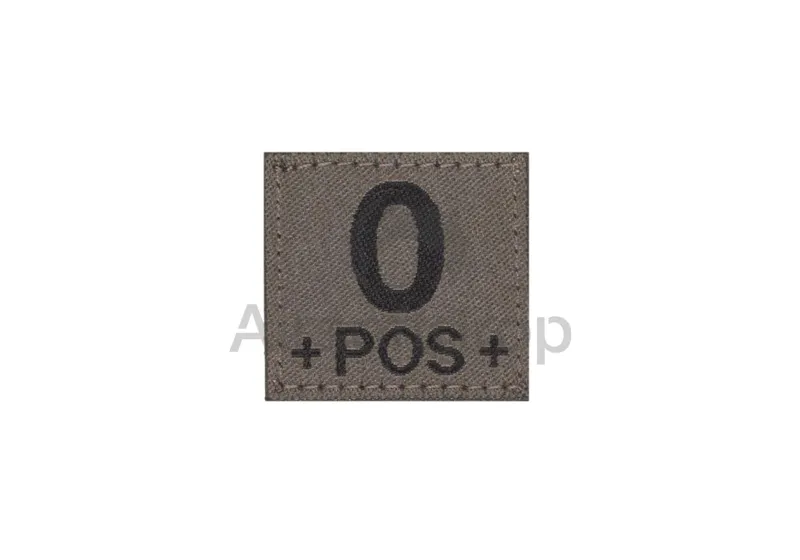 Clawgear 0 Pos Bloodgroup Patch – RAL7013