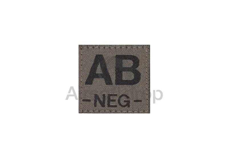 AB Neg Bloodgroup Patch – RAL7013