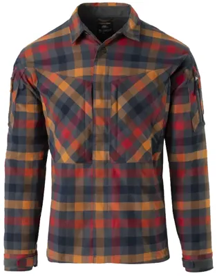 Camisa MBDU Dark Autumn Checkered - Helikon-Tex