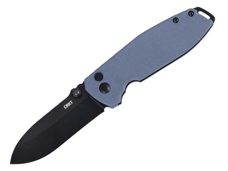 CRKT Navaja Squid XM Button Lock · Gris
