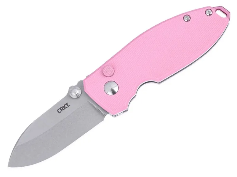 CRKT Navaja Squid Button Lock Rose Quartz