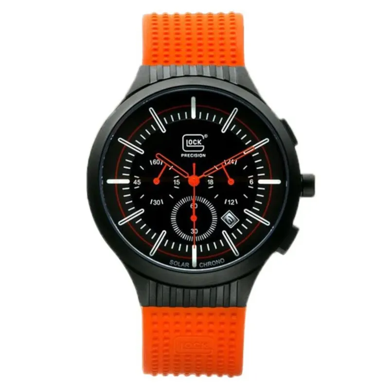 Glock Reloj Global Chrono Set · Negro naranja