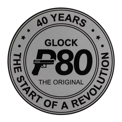 Pegatina P80 Anniversary - Glock
