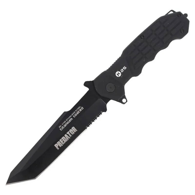 Rui Cuchillo Táctico K25 Predator · Negro