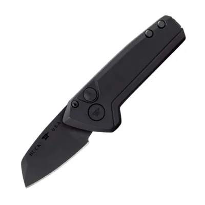Navaja Mini Deploy Wharncliffe Blackout Pro - Buck