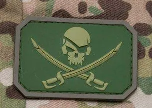 Parche de Goma Bandera Pirata - MSM