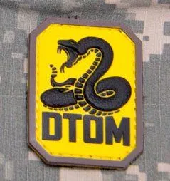 Parche de Goma Serpiente Cascabel DTOM - MSM