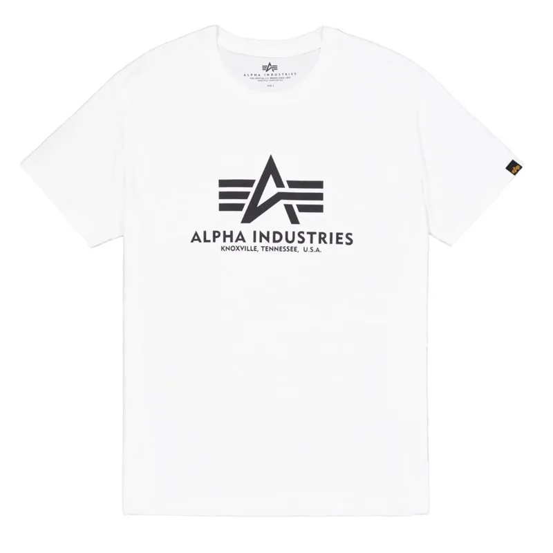 Alpha Industries Basic Big Logo · Blanco