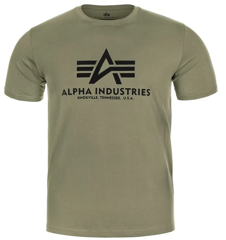 Alpha Industries Basic Big Logo · Verde / OD