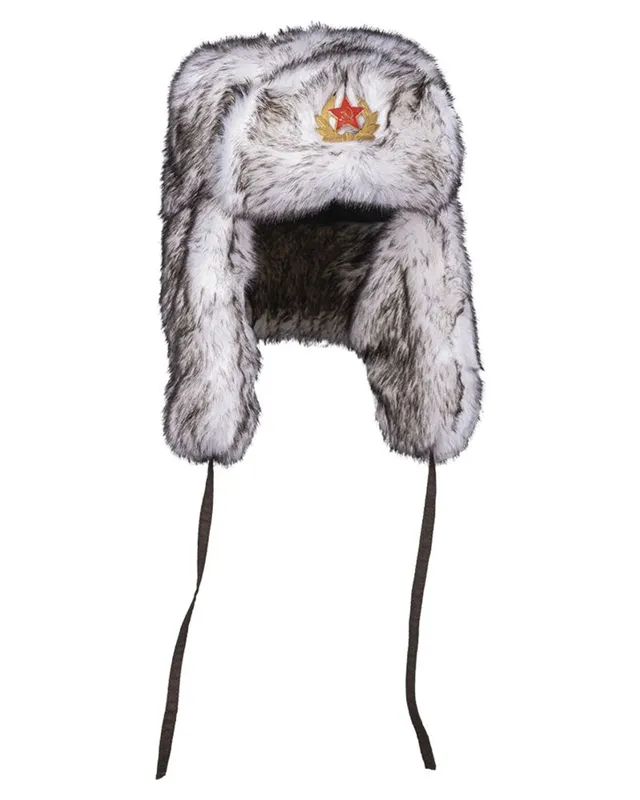 Mil-Tec Gorro de Invierno Shapka Russian · Blanco