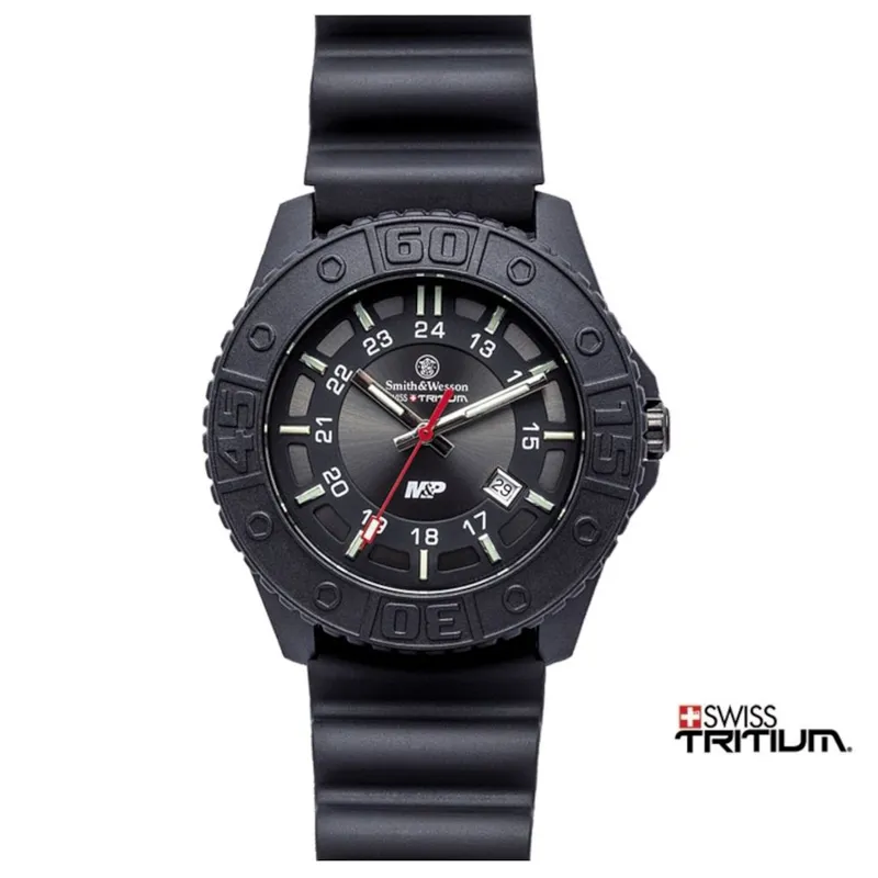 Smith & Wesson Reloj Tritium Mil-Pol · Negro