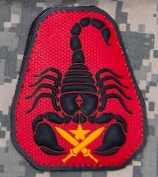 MSM Parche de Goma Scorpion Unit · Rojo