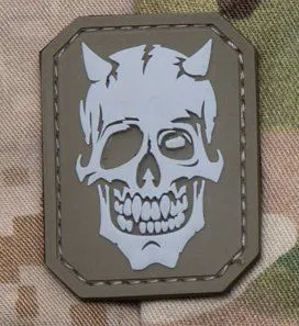 Parche de Goma Calavera Diabólica - MSM