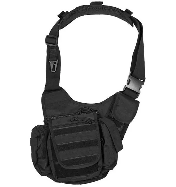 Mil-Tec Bandolera Multiuso Sling Bag · Negro