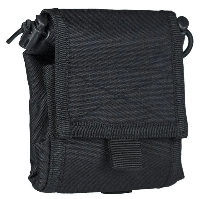 Mil-Tec Bolsa de Descarga Plegable · Negro