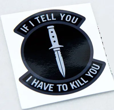 Vinilo Adhesivo IF I TELL YOU - MSM