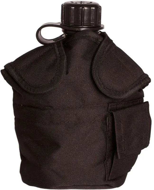 MilTec Cantimplora MOLLE · Negro