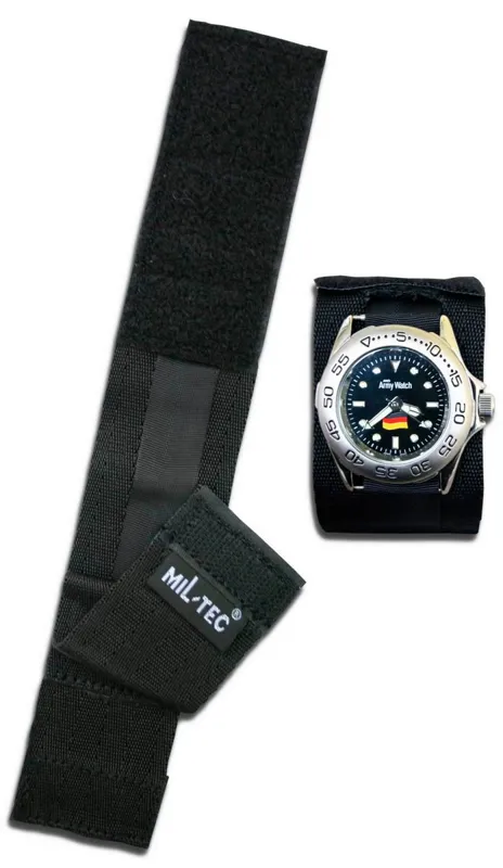 MilTec Cubre-Reloj Commando · Negro