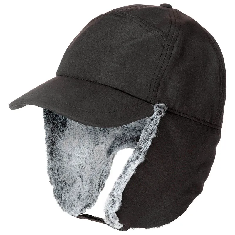MFH Gorra de Invierno Trapper · Negro