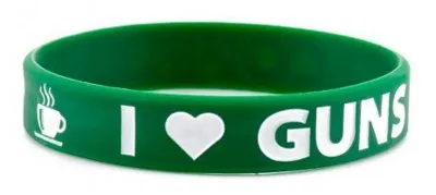 Pulsera I Love Guns and Coffee - La Patcheria