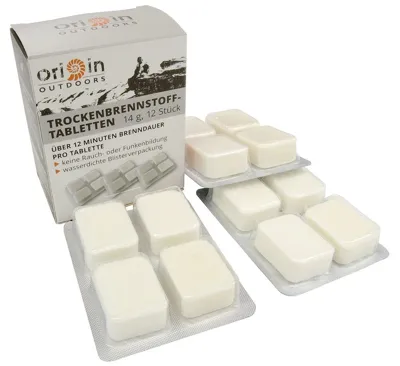 Pastillas de Combustible Seco Origin Outdoors - Relags