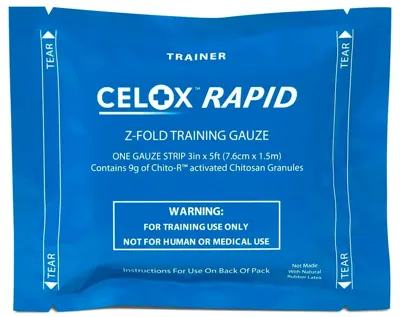 Gasa Hemostática Z-Fold Training - Celox
