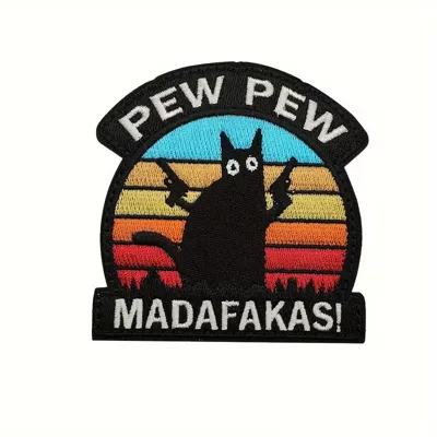 Bordado “Pew Pew Madafakas!”