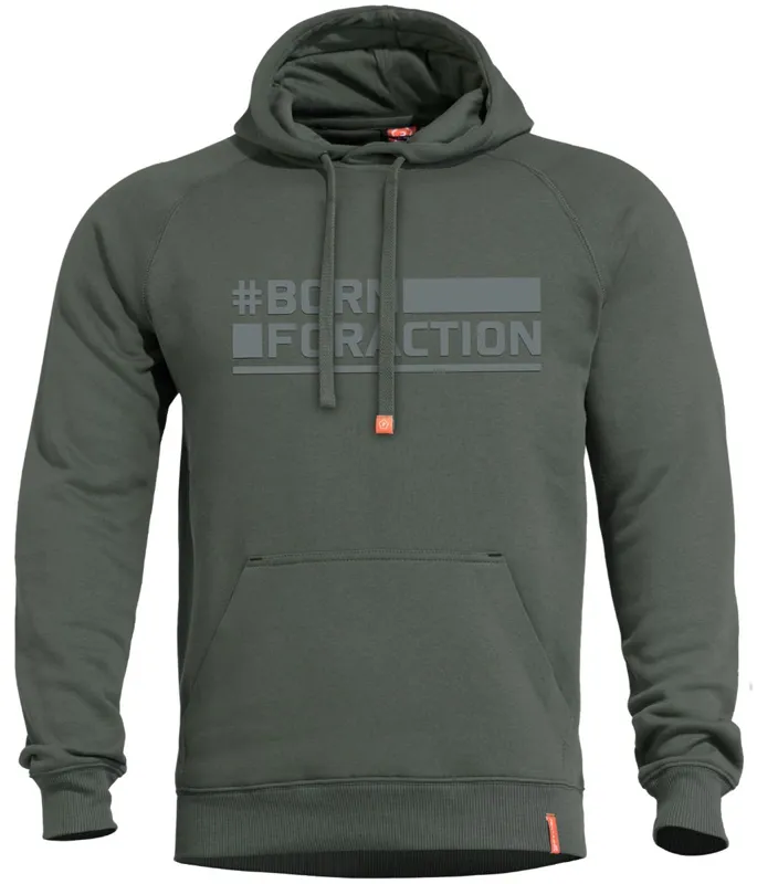 Pentagon Sudadera Born for Action · Verde / OD